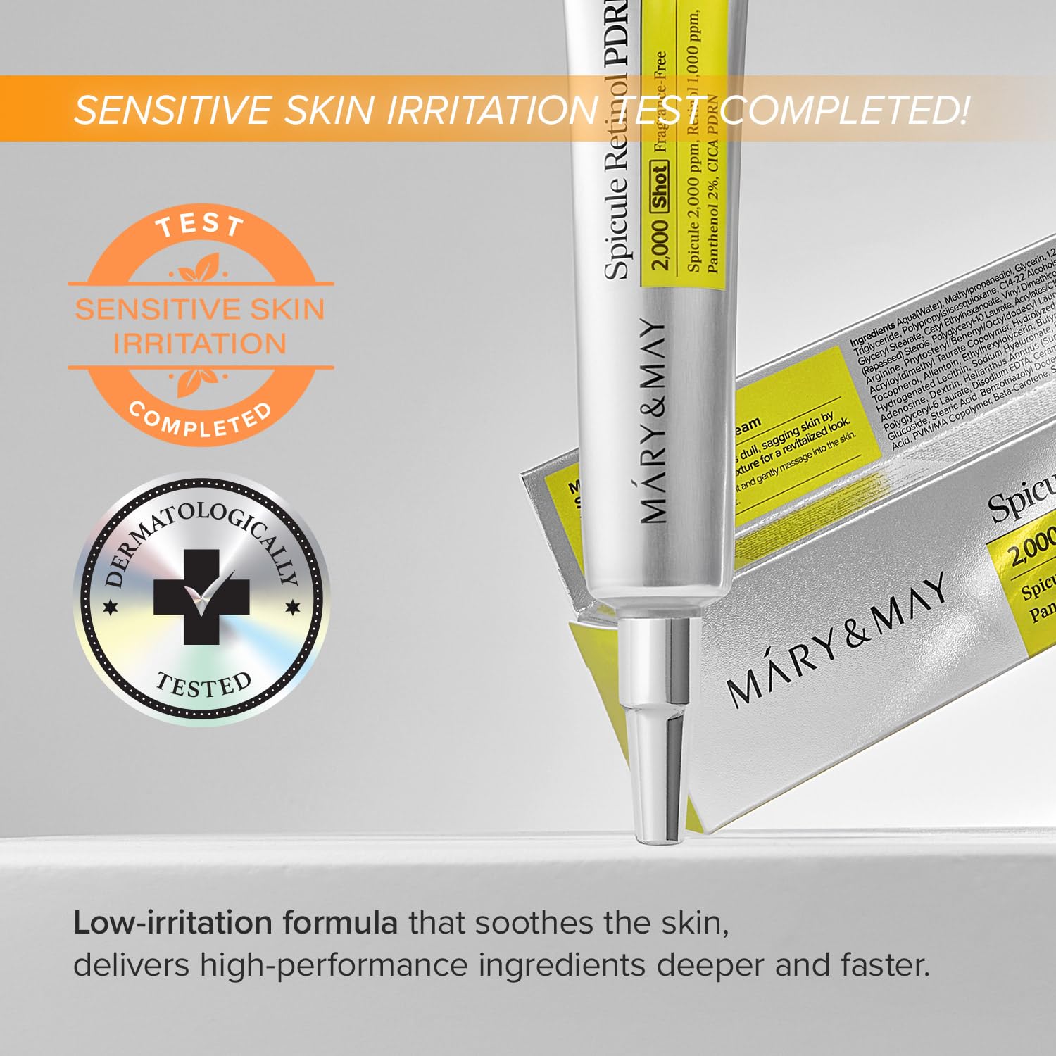 Mary & May Spicule Retinol PDRN Cream 2000 Shot