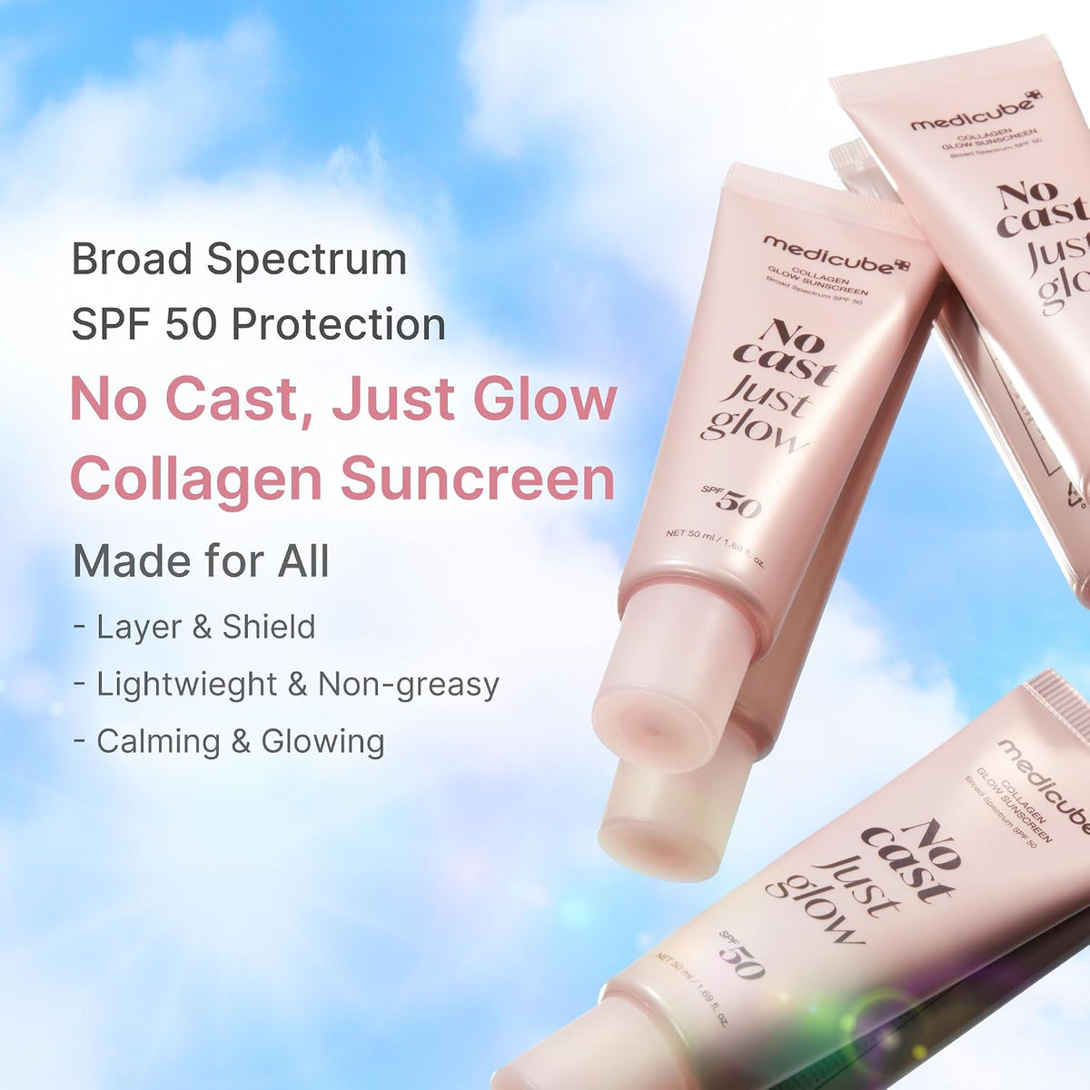 Medicube Collagen Glow Sunscreen SPF 50+ PA++++