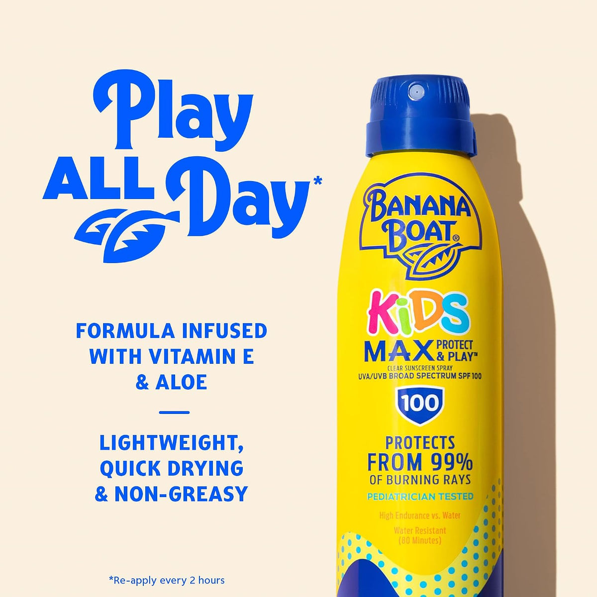Banana Boat Max Kids Sunscreen Spray SPF 100