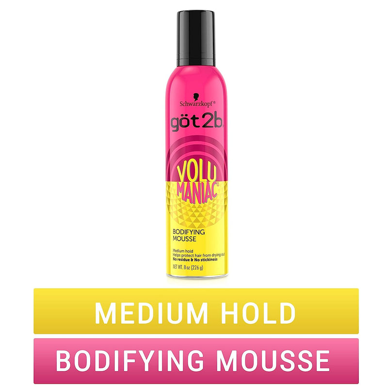 Schwarzkopf got2b Volumaniac Bodifying Hair Mousse