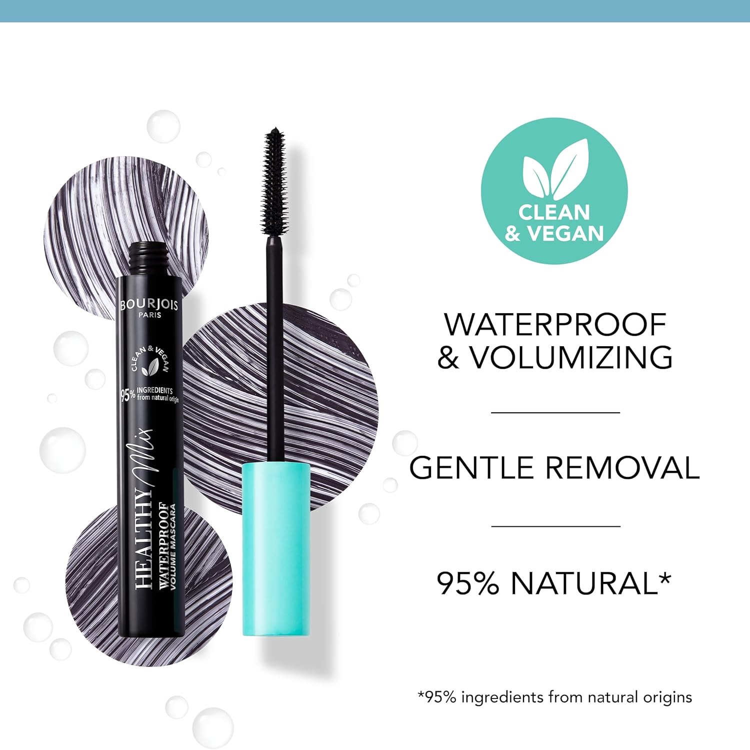 Bourjois Healthy Mix Clean Waterproof Mascara - 001 Black