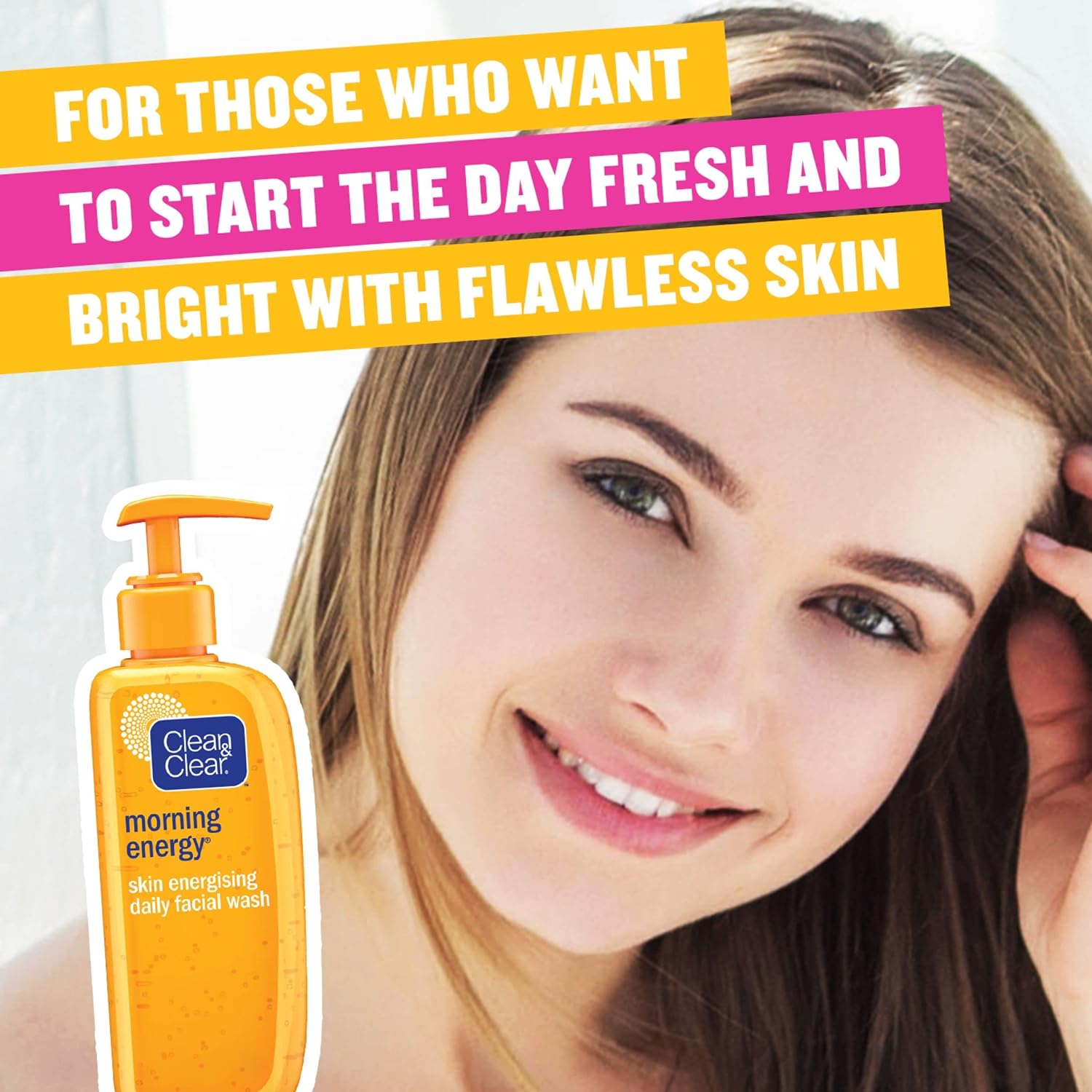 Clean & Clear® Morning Energy Skin Energising Daily Facial Wash