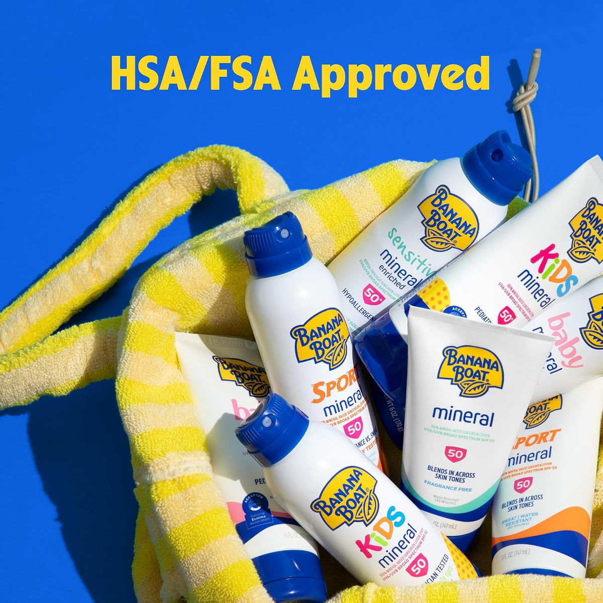Banana Boat Kids Mineral Sunscreen Lotion SPF 50