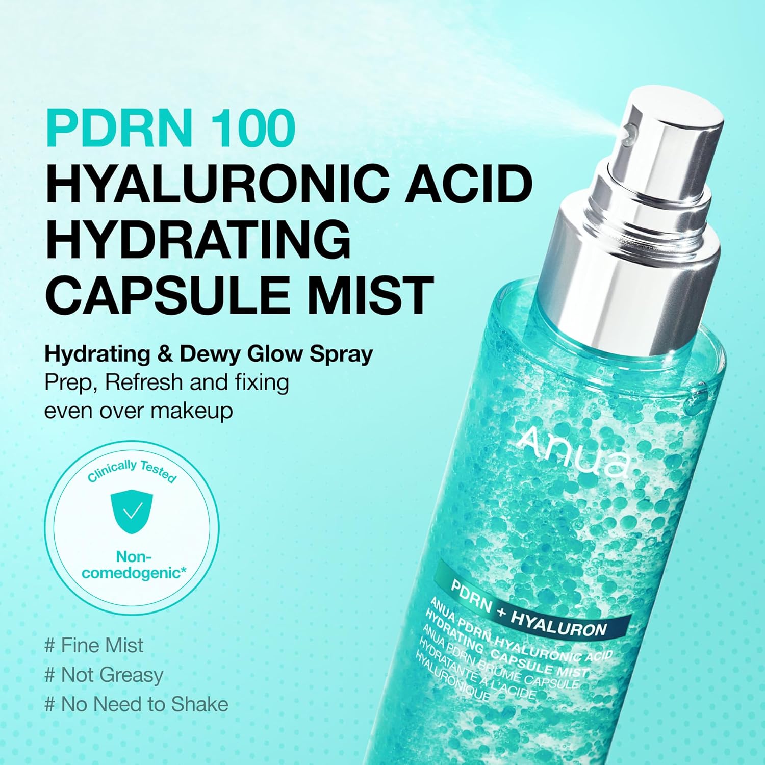Anua PDRN Collagen Glow Hyaluronic Acid Hydrating Capsule Mist