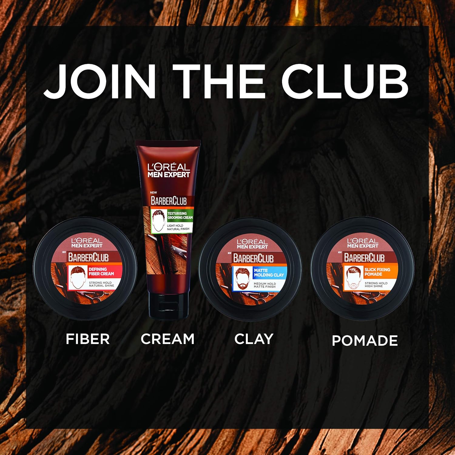 L'Oreal Paris Men Expert Barber Club Slick Fixing Pomade Hair Cream