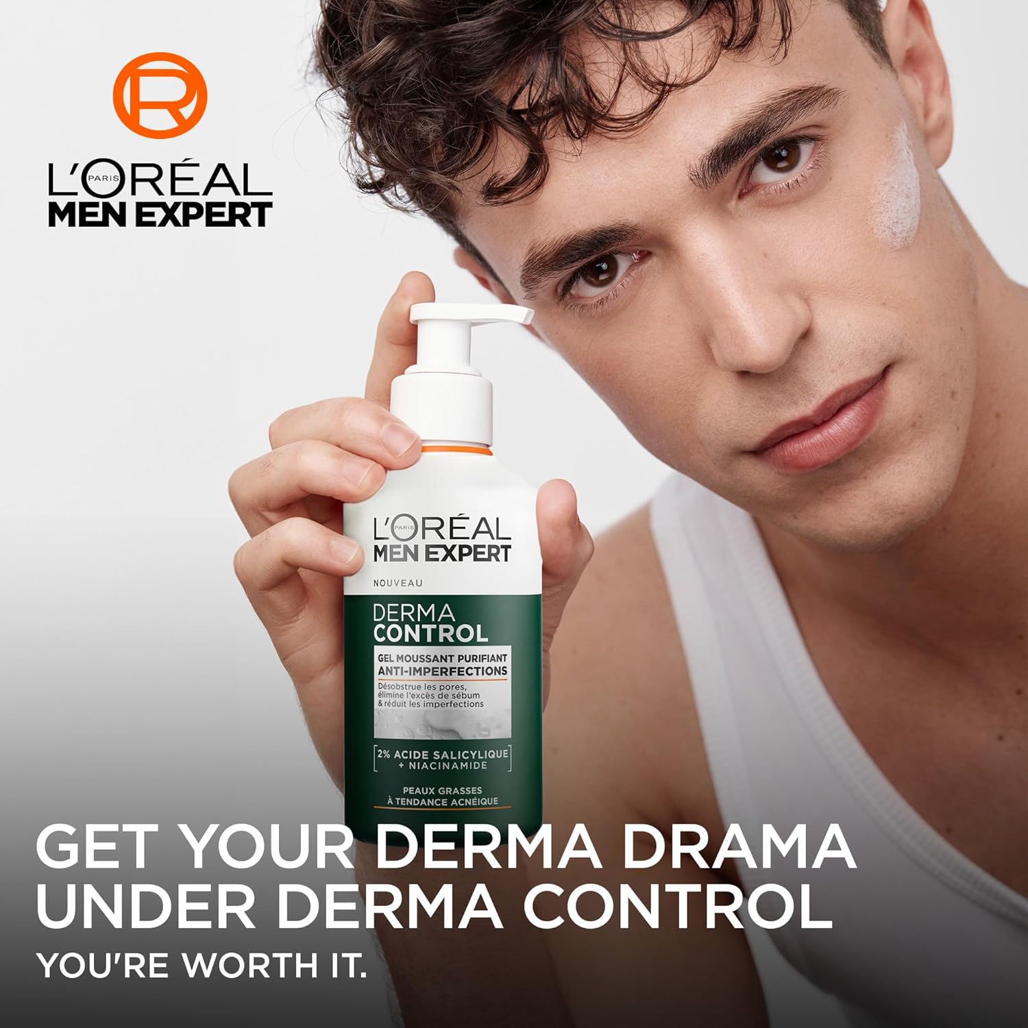 L'Oreal Paris Men Expert Derma Control Purifying Gel Cleanser