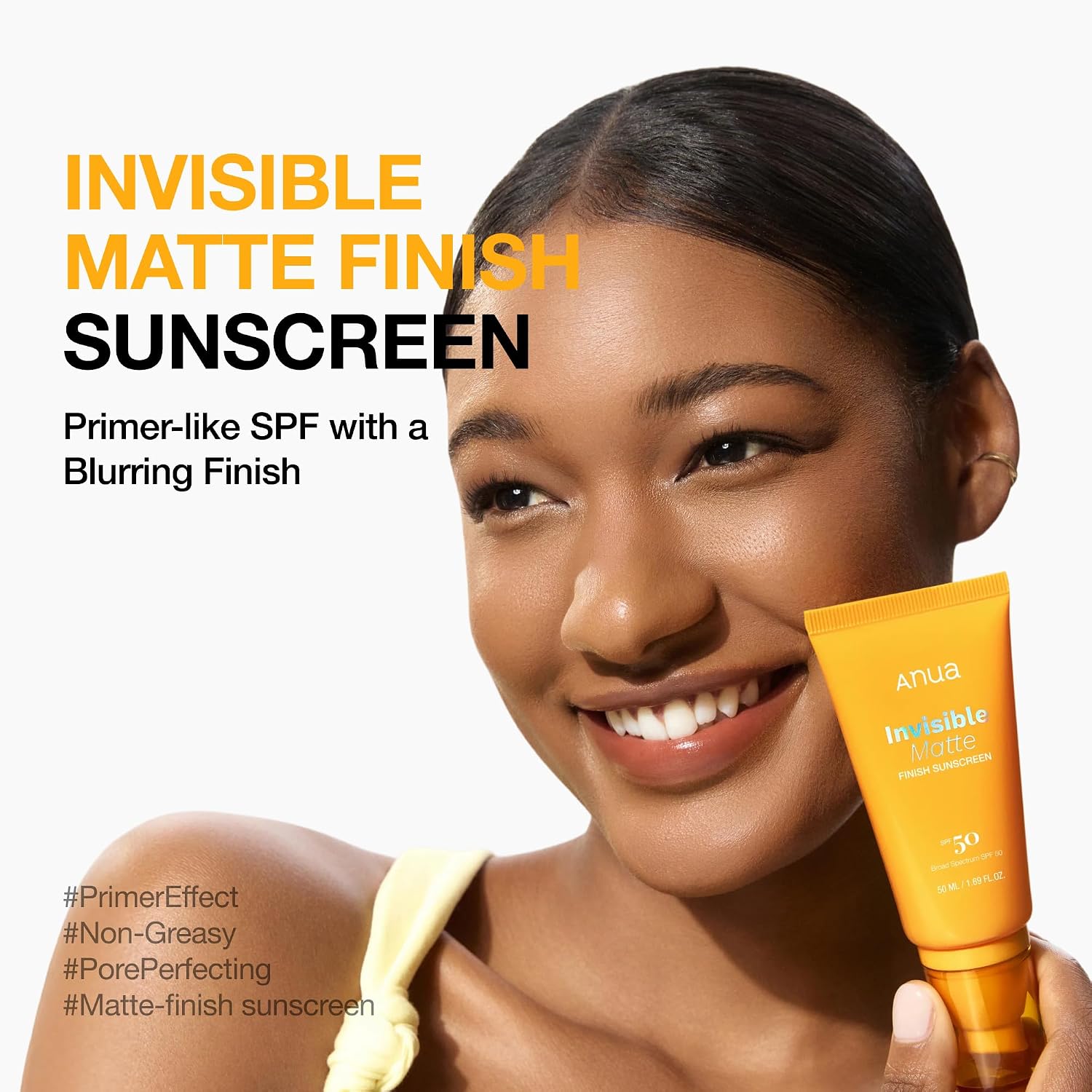 Anua Invisible Matte Finish Sunscreen SPF 50