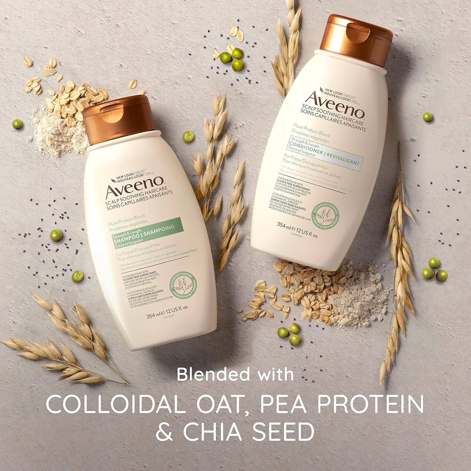 Aveeno Plant Protein Blend Strength & Length Shampoo