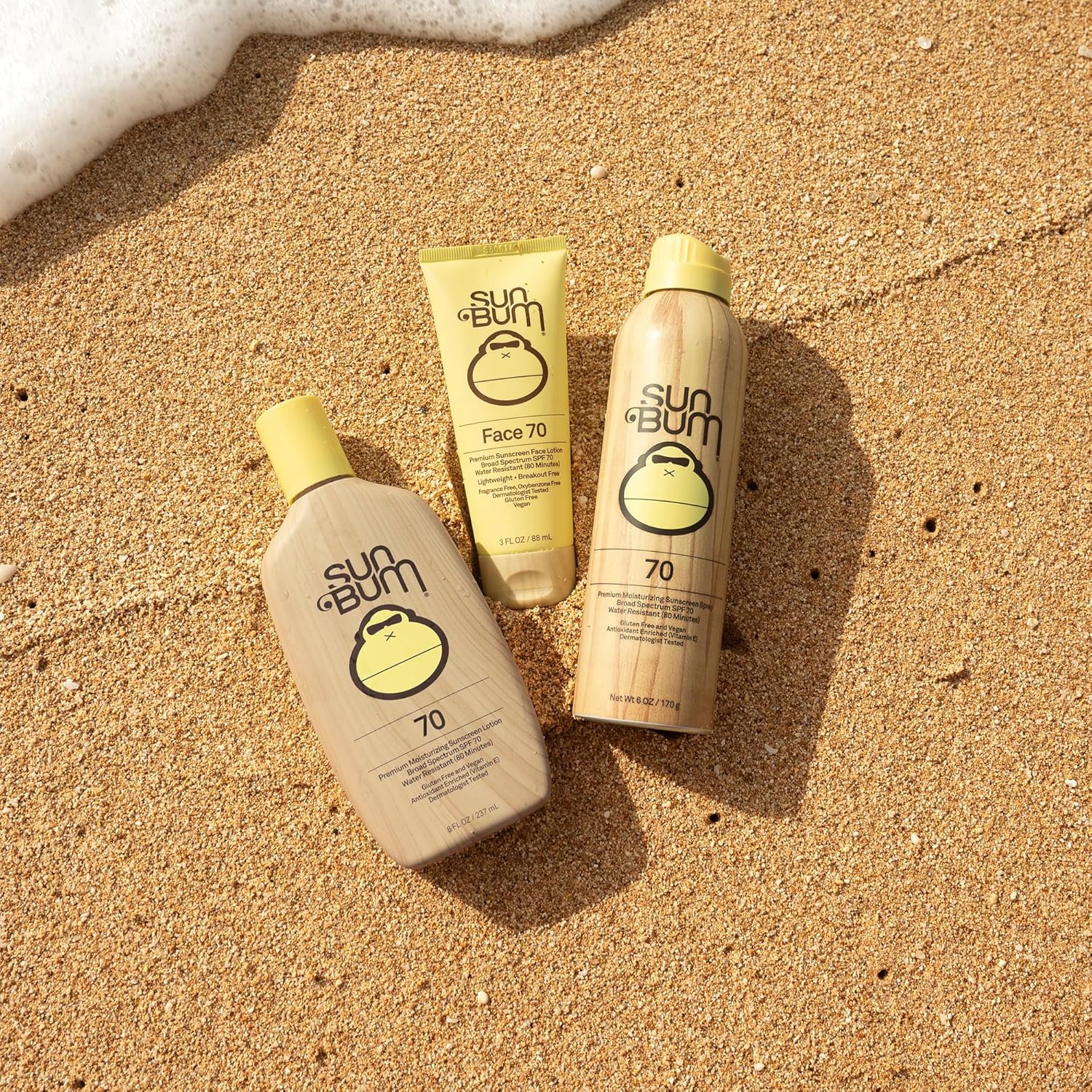 Sun Bum Premium Moisturizing Sunscreen Spray SPF 70