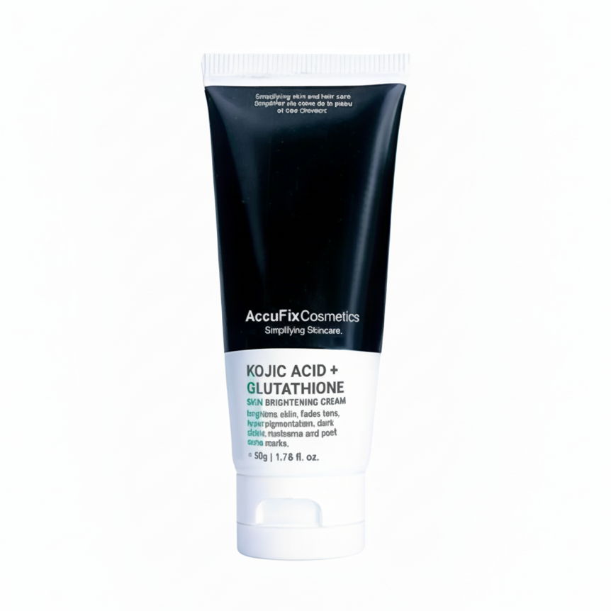Accufix Kojic Acid Glutathione Skin Brightening Cream 50g