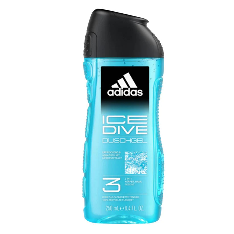 Adidas Ice Dive 3 in 1 Shower Gel