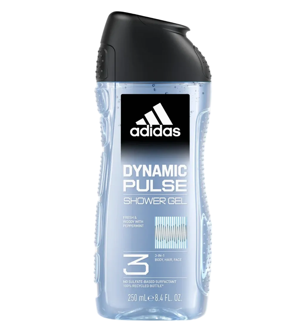 Adidas 3 In 1 Dynamic Pulse Shower Gel 250ml