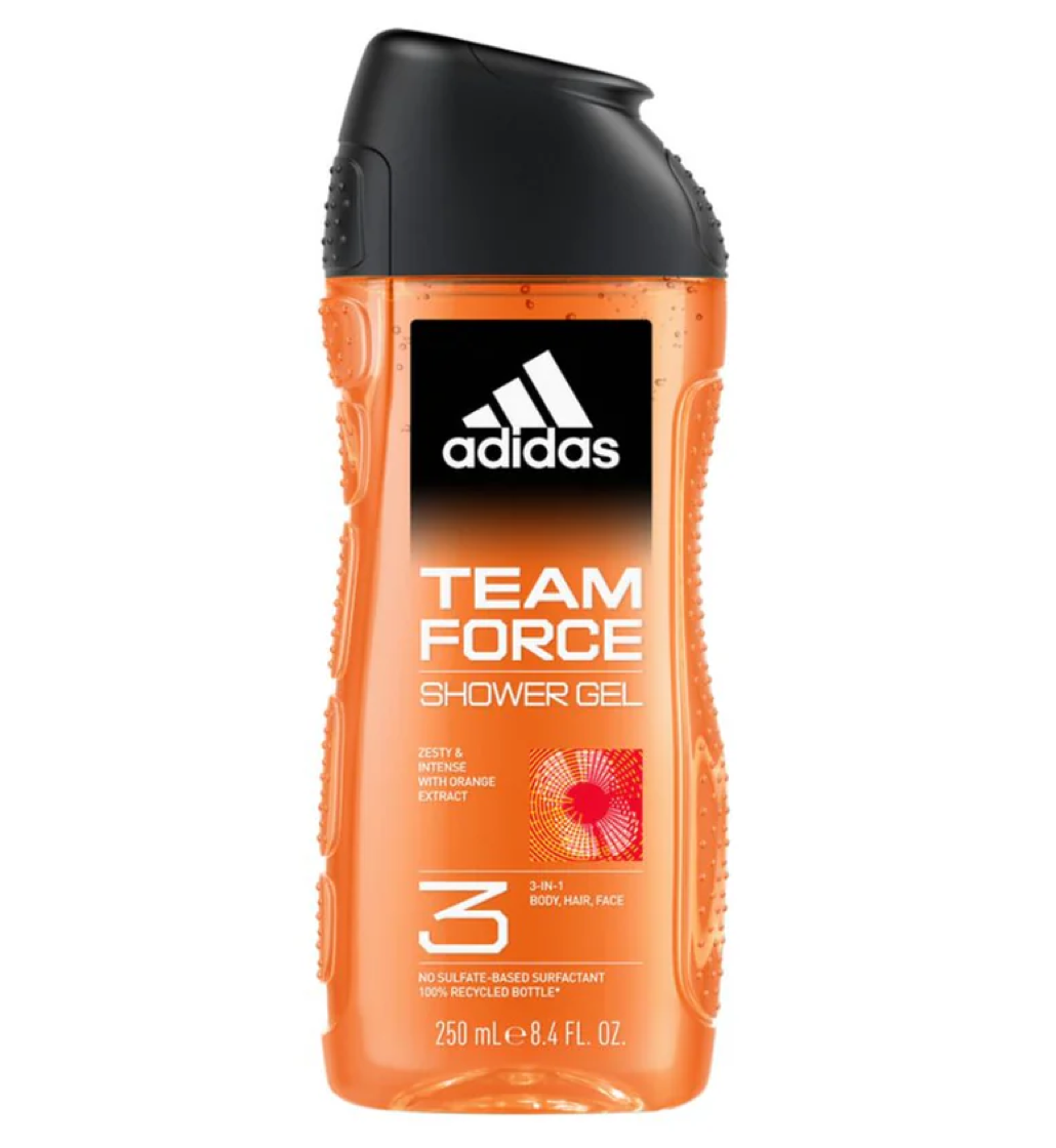 Adidas Men 3 in 1 Team Force Shower Gel
