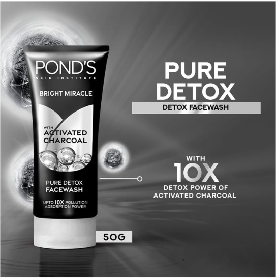 Pond's Bright Miracle Activated Charcoal Face Wash