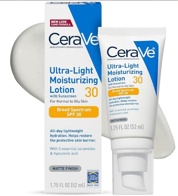 CeraVe Ultra-Light Moisturizing Lotion SPF 30