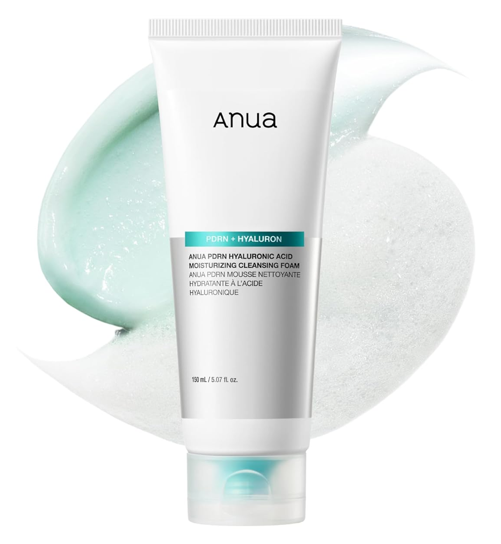 Anua PDRN Hyaluronic Acid Moisturizing Cleansing Foam