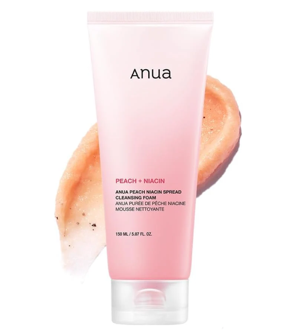 Anua Peach Niacin Spread Cleansing Foam