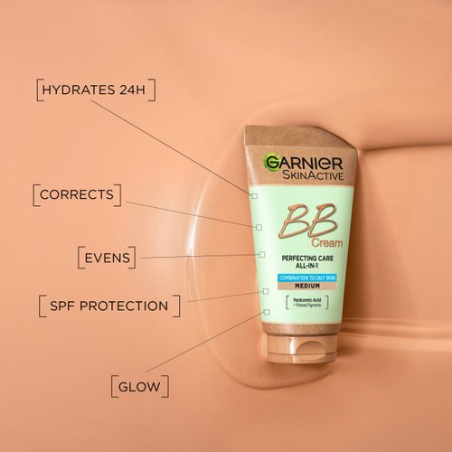 Garnier SkinActive Perfecting Care All-in-1 BB Cream SPF 25 - Medium