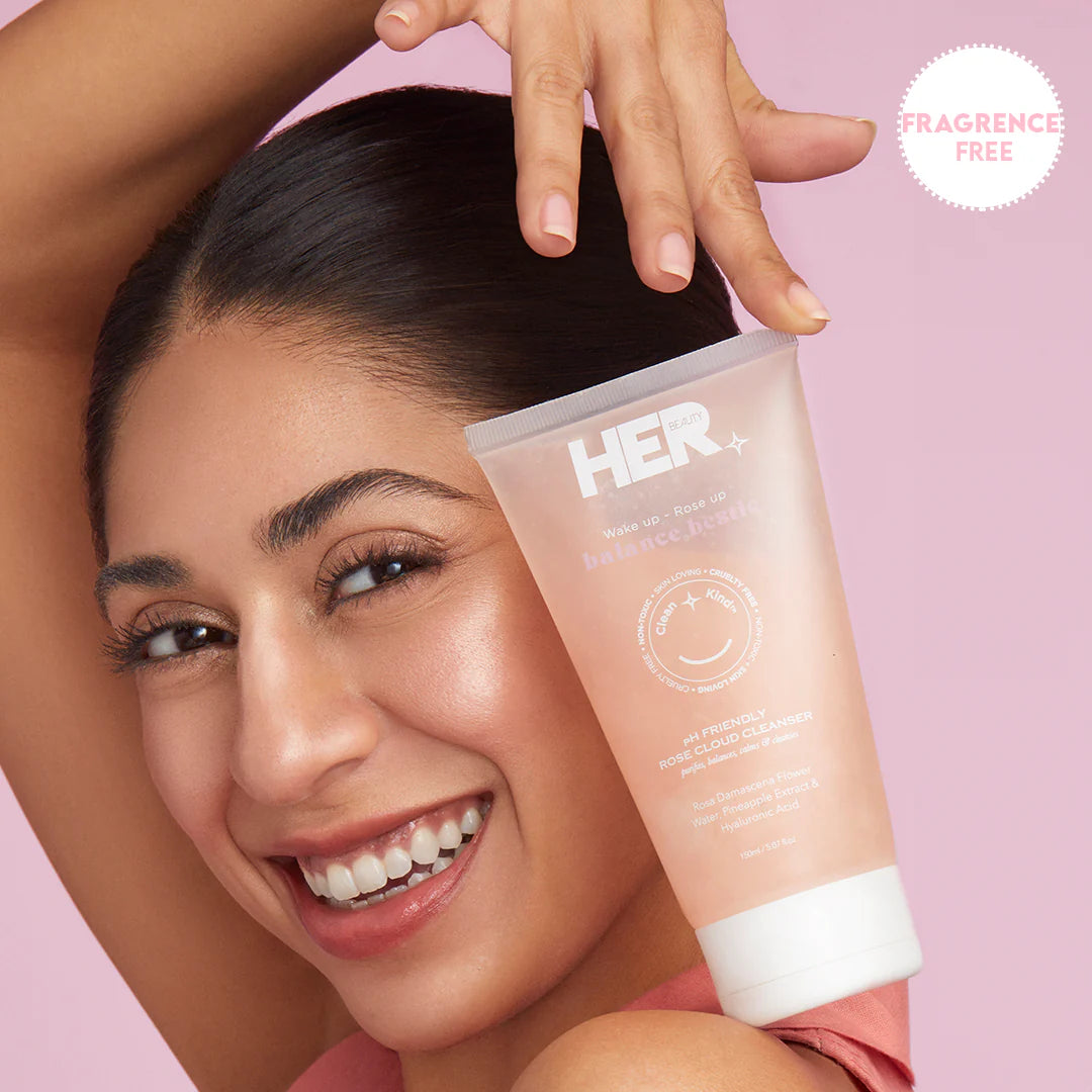 Her Beauty Balance Bestie pH Friendly Rose Cloud Cleanser