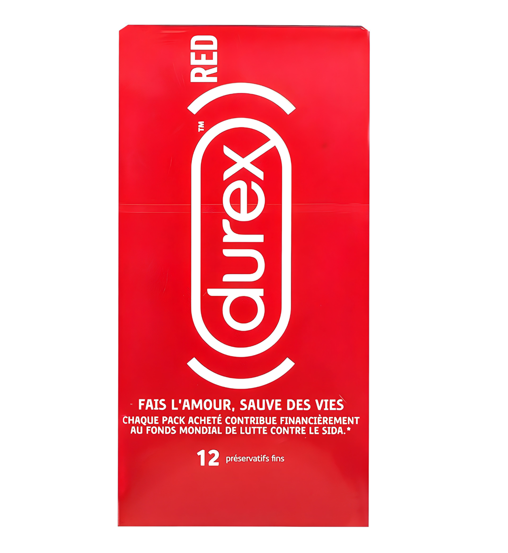 Durex Red Make Love Save Lives Condoms 12's