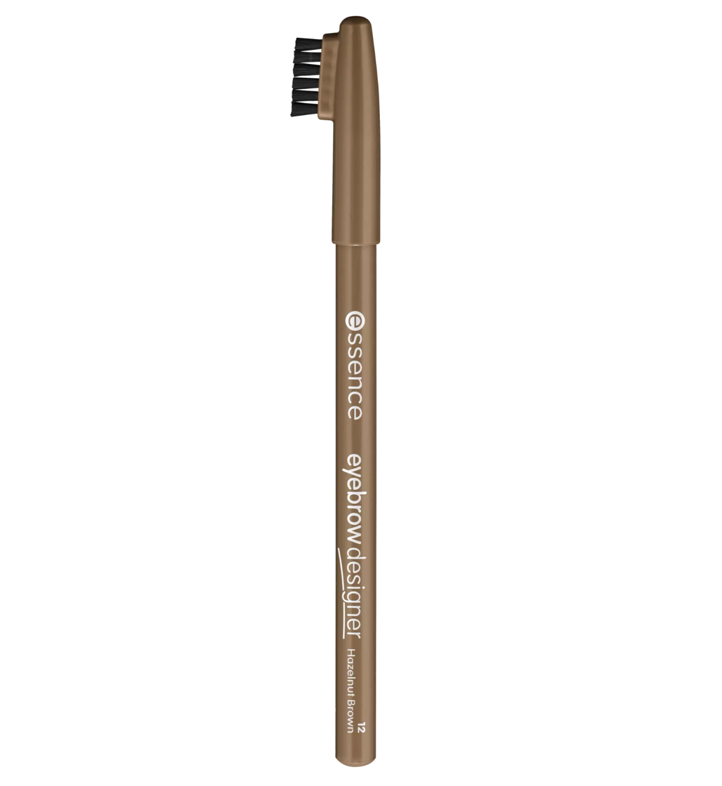 Essence Eyebrow Designer Pencil With Brush - 12 hazelnut brown