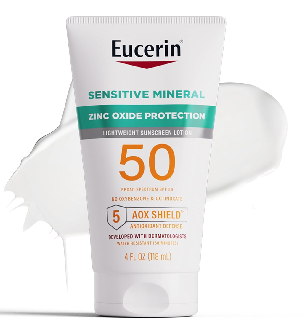 Eucerin Sensitive Mineral Lightweight Sunscreen Lotion SPF 50