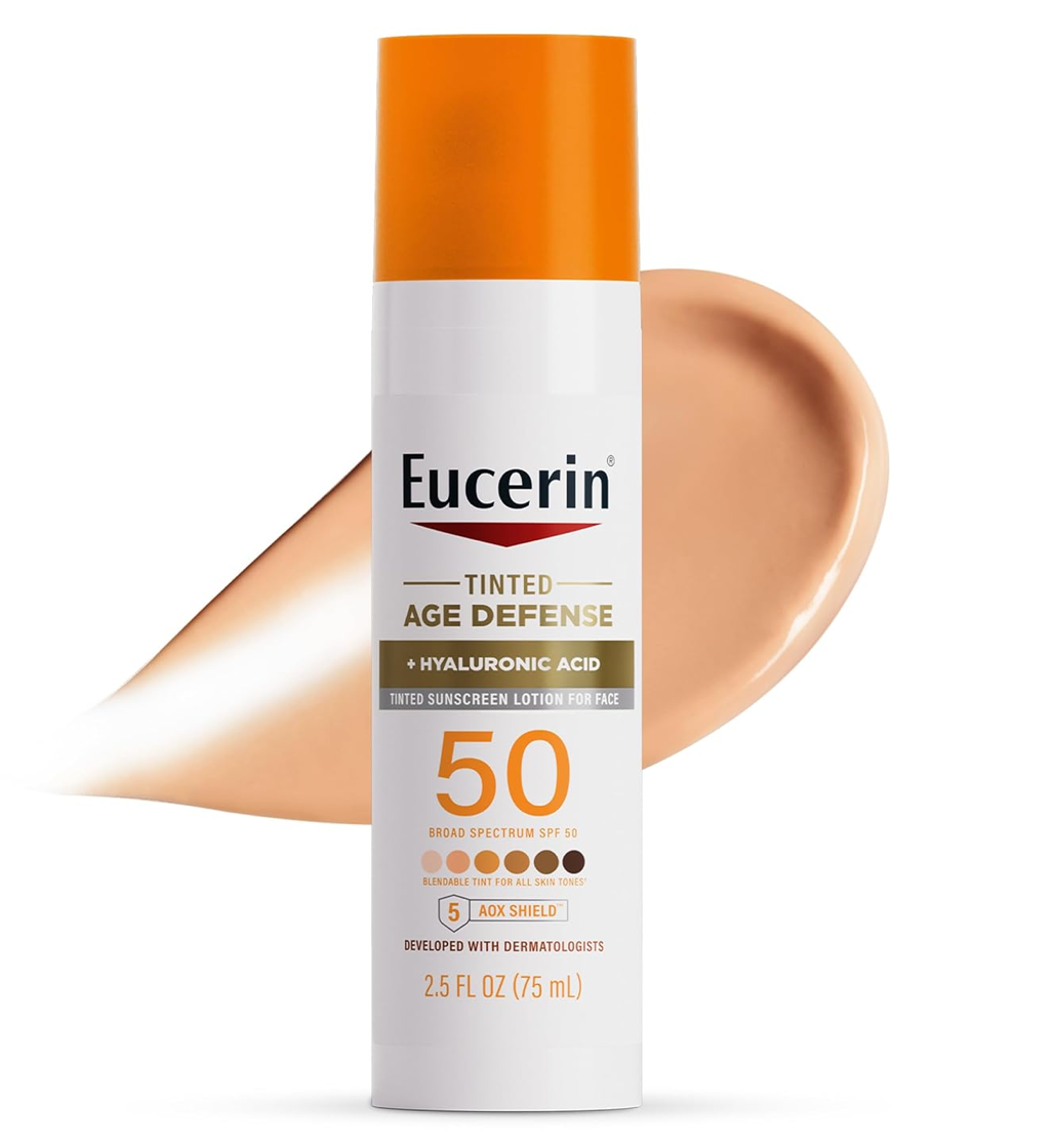 Eucerin Tinted Age Defense Face Sunscreen SPF 50