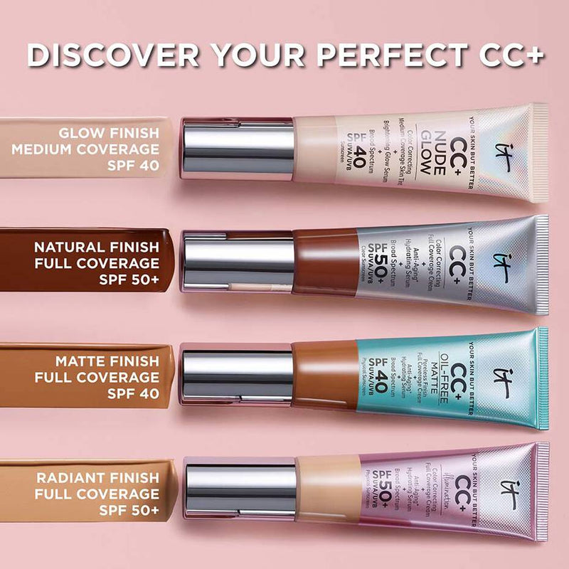 IT Cosmetics CC+ Cream Full-Coverage Foundation with SPF 50+