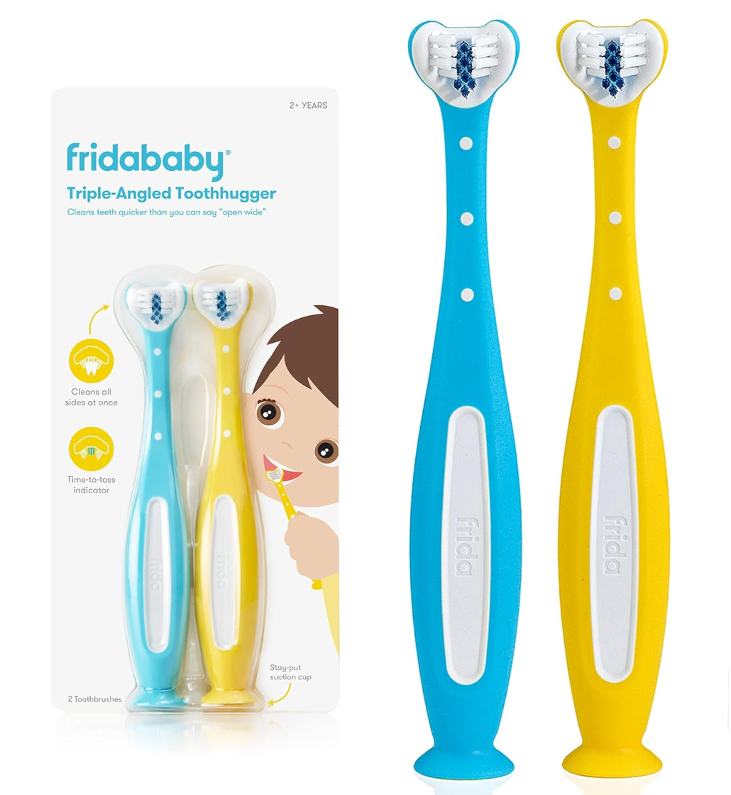 Fridababy Triple-Angle Toothhugger Training Toddler Toothbrush