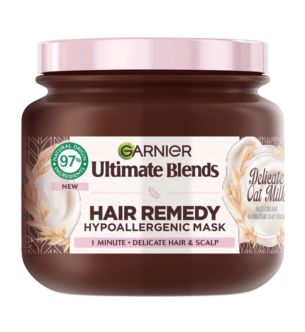 Garnier Ultimate Blends Delicate Oat Milk Hair Remedy Hypoallergenic Mask