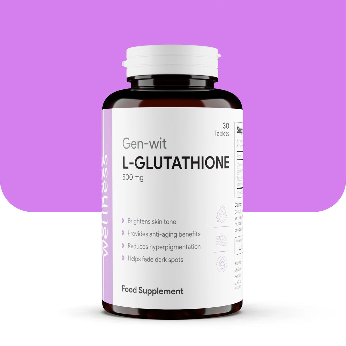 Genetics Wellness Gen-Wit L-Glutathione