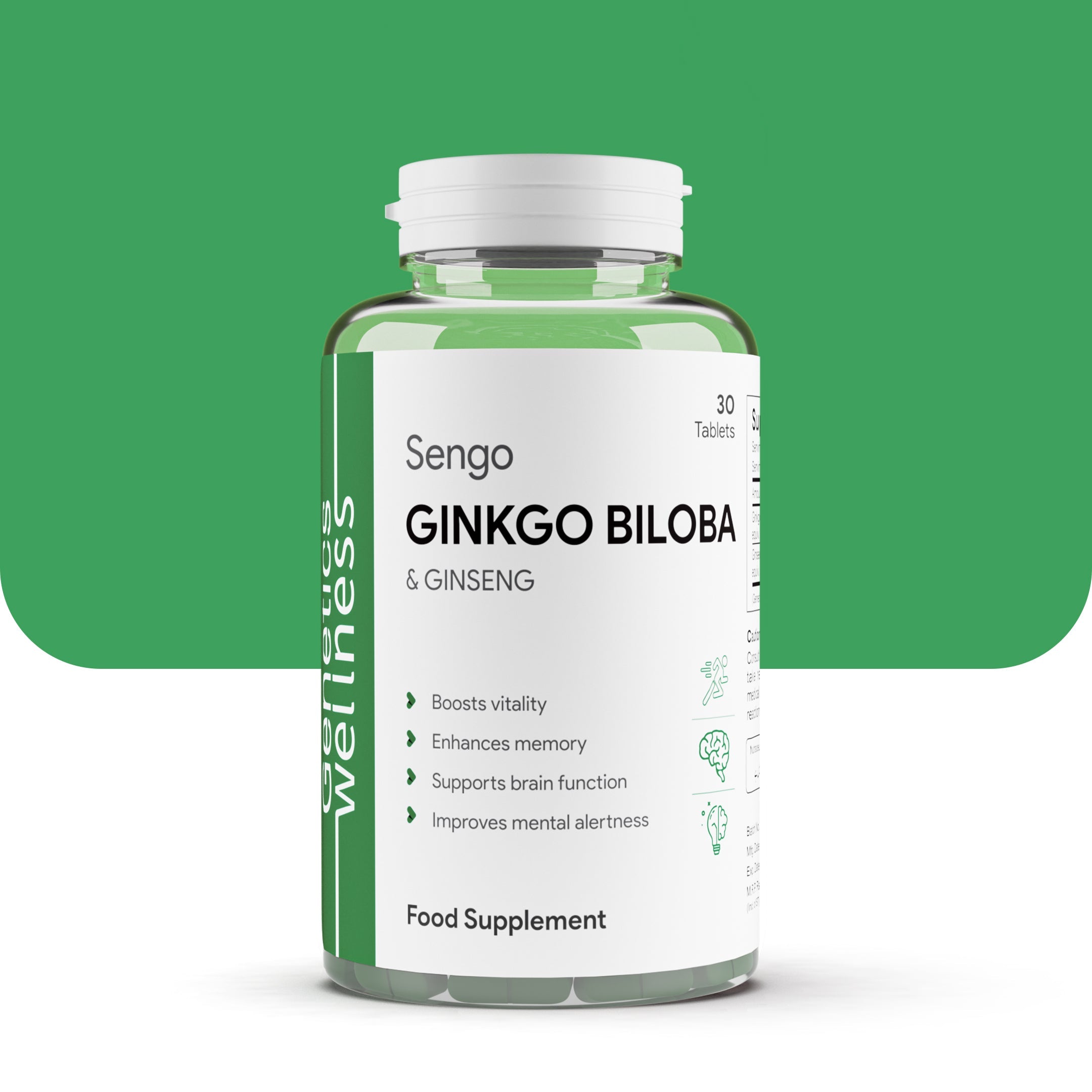 Genetics Wellness Sengo - Ginkgo Biloba & Ginseng