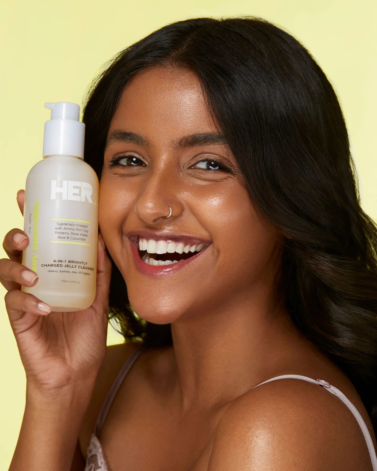 Her Beauty Soy Smoothie 4 in 1 Brightly Charged Jelly Cleanser