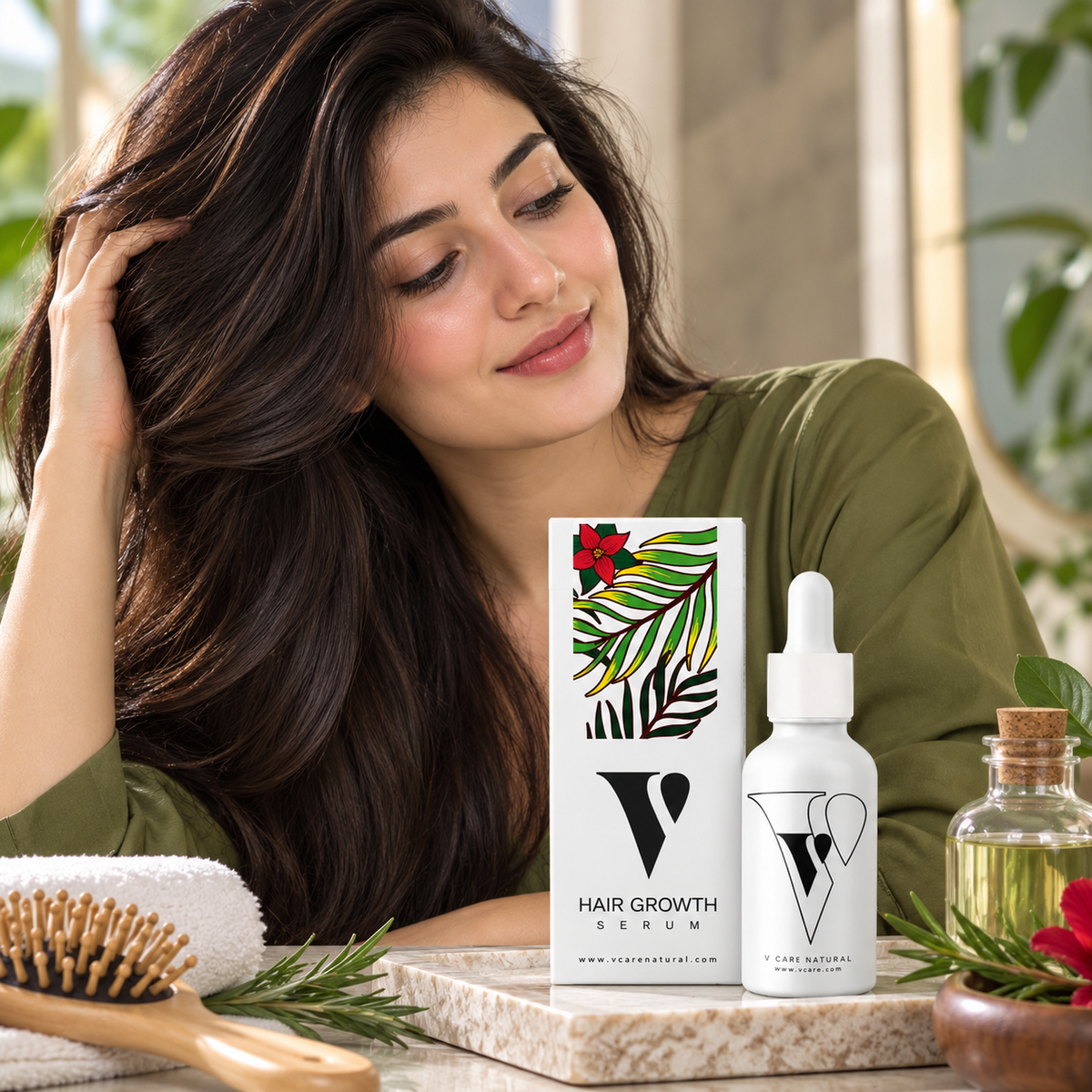 VCare Natural Hair Growth Serum