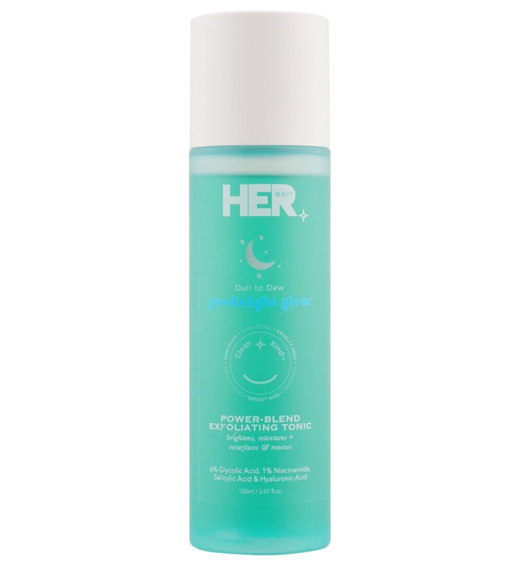 Her Beauty Goodnight Glow Power Blend Exfoliating Tonic