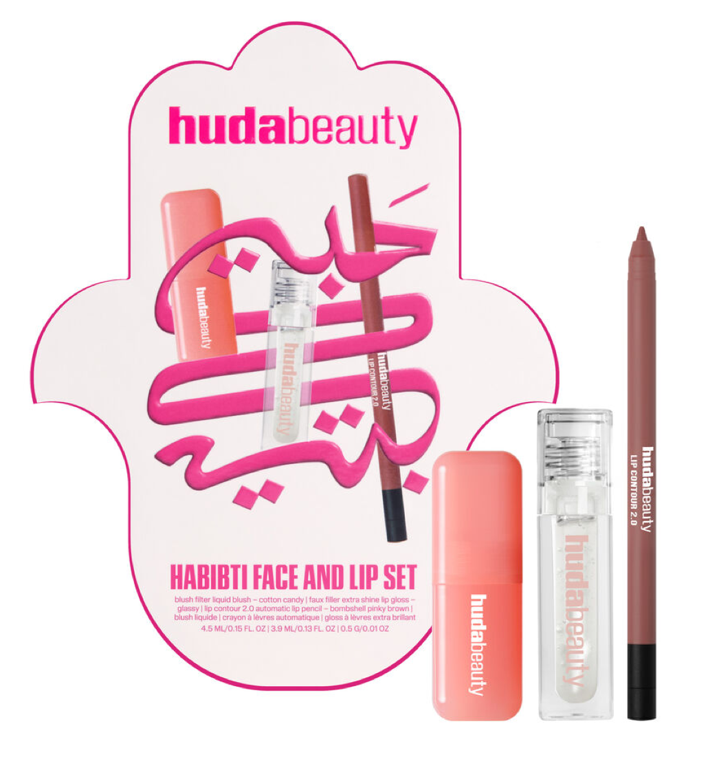 Huda Beauty Habibti Face and Lip Set