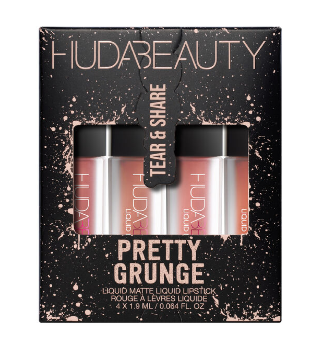 Huda Beauty Pretty Grunge Lip Quad