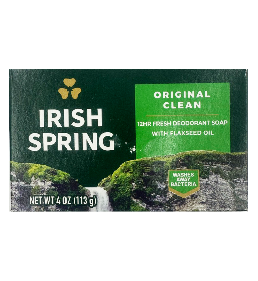 Irish Spring Original Clean 12HR Deodorant Soap