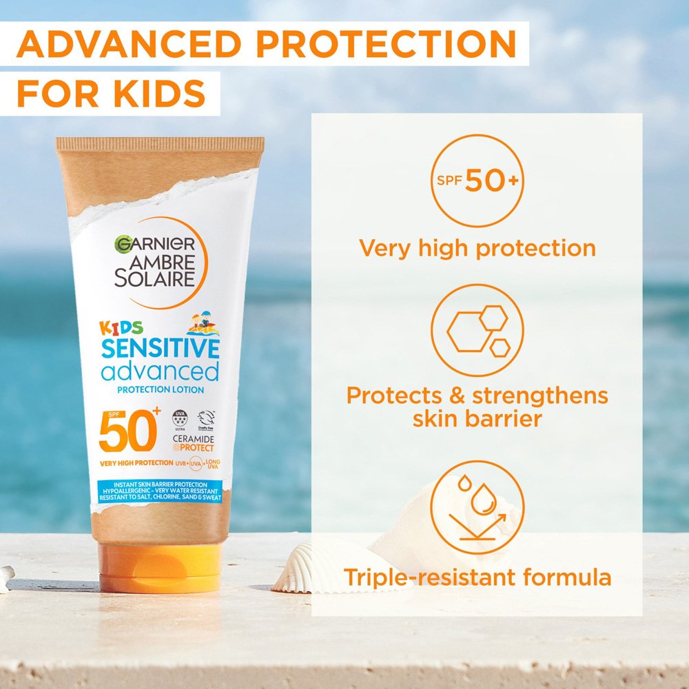 Garnier Ambre Solaire Kids Sensitive Advanced Protection Lotion SPF 50