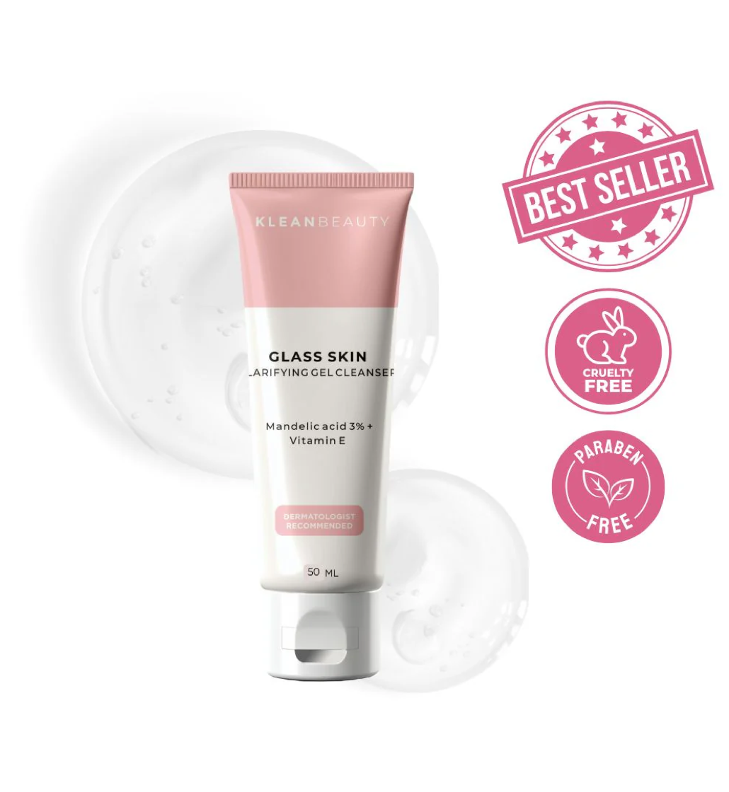 Klean Beauty Glass Skin Clarifying Gel Cleanser 50ml