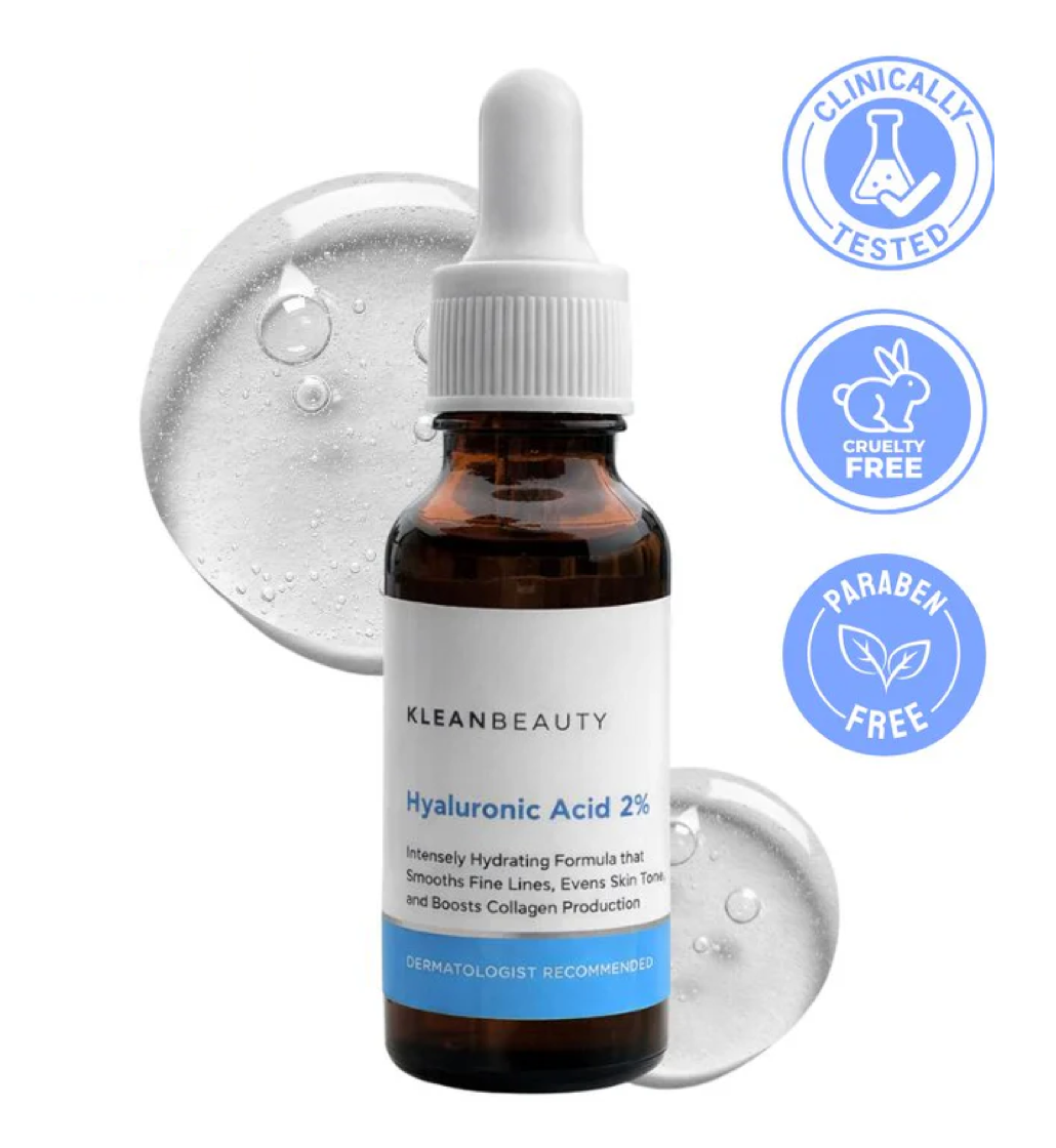 Klean Beauty Hydrating Hyaluronic Acid Serum