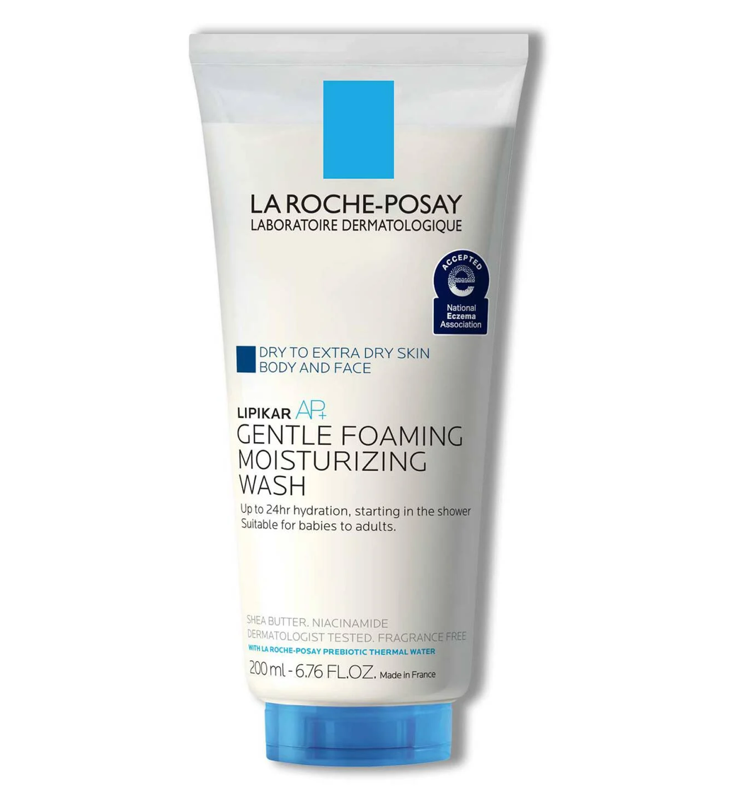 La Roche-Posay Lipikar Wash AP+ Gentle Foaming Moisturizing Body & Face Wash 200ml