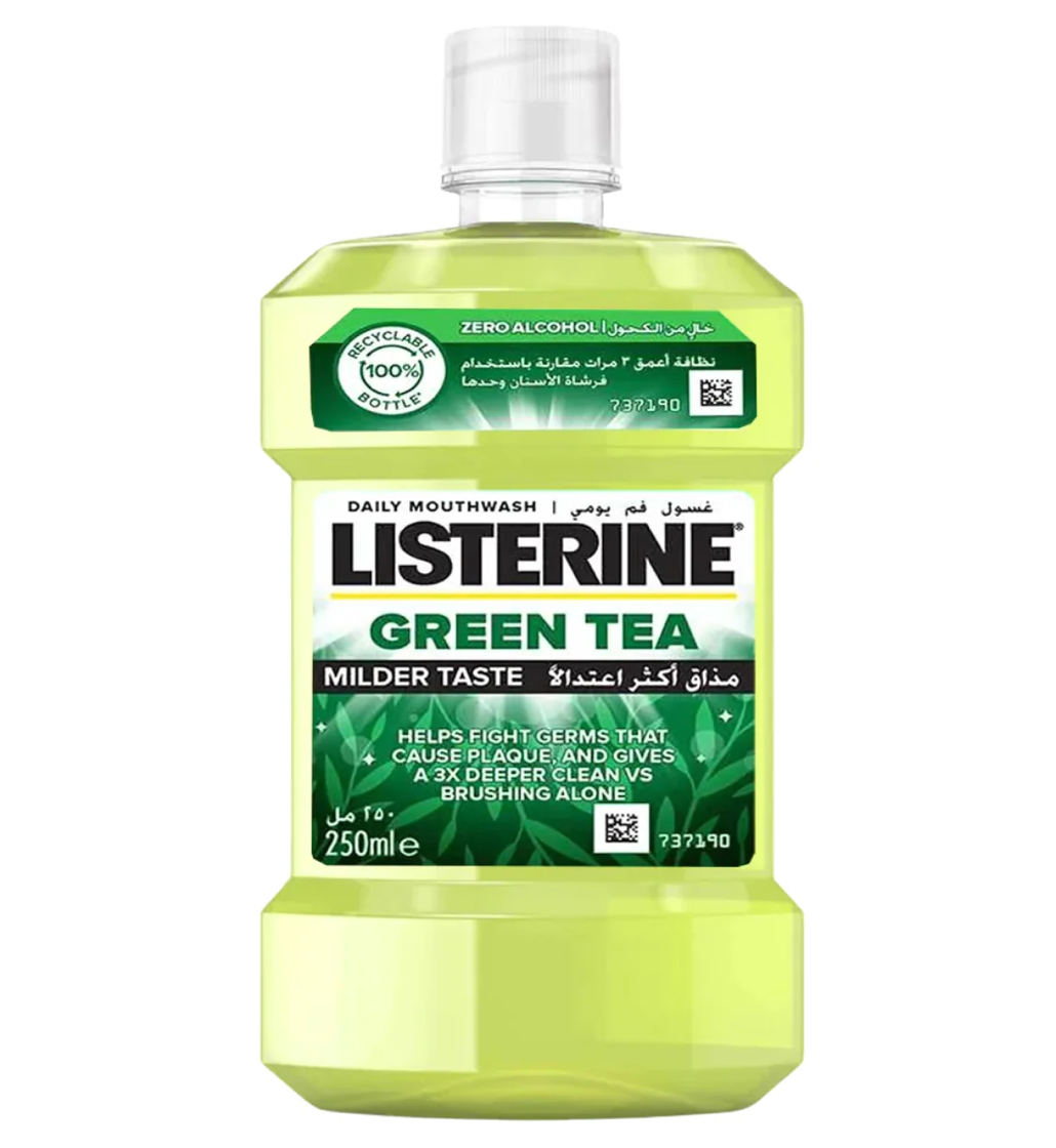 Listerine® Green Tea Milder Taste Daily Mouthwash