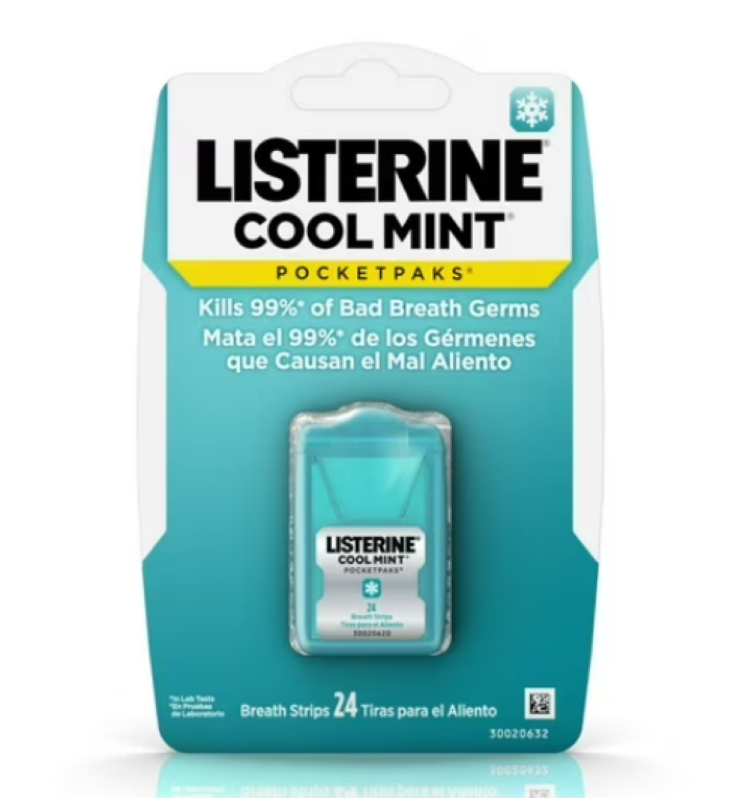 Listerine Pocketpaks Cool Mint - 24 Breath Strips