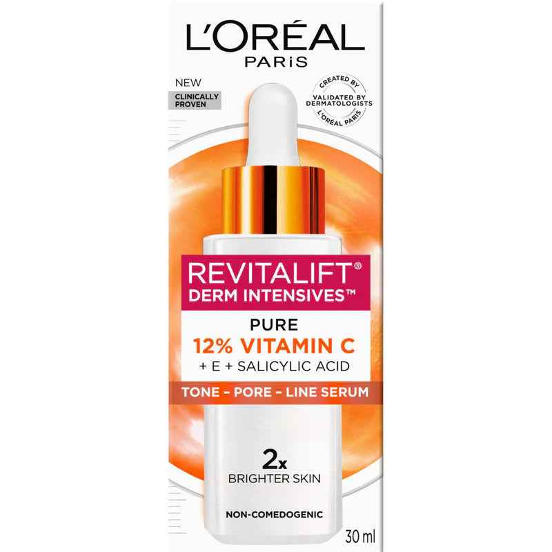 L'Oreal Paris Revitalift Derm Intensives® 12% Pure Vitamin C + E + Salicylic Acid Serum