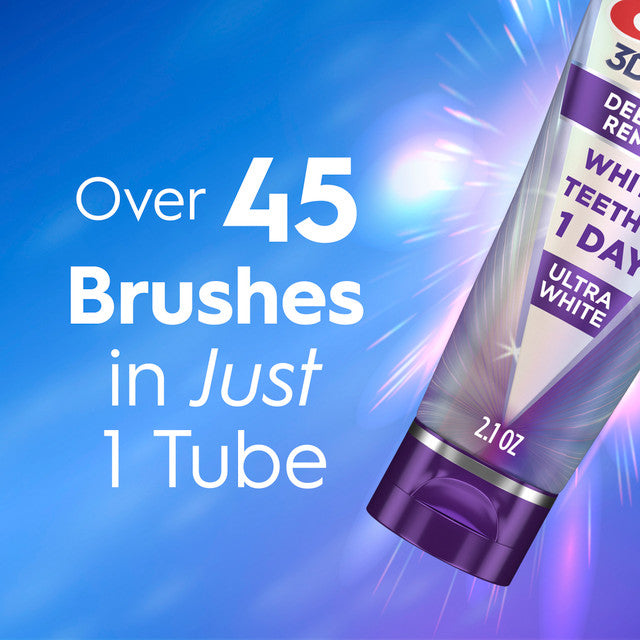 Crest 3D White Brilliance Deep Stain Remover Ultra White Toothpaste