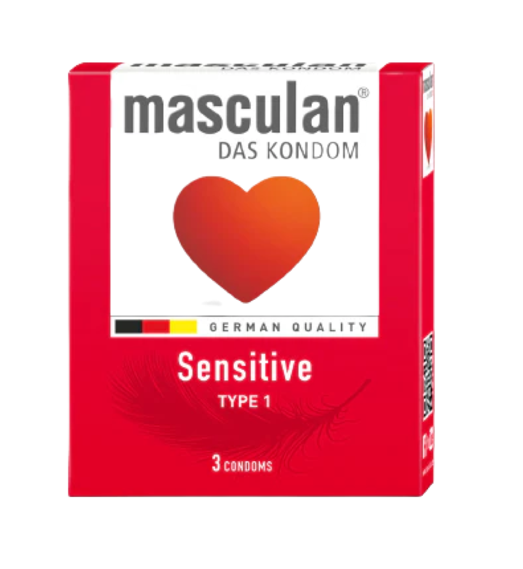 Masculan Das Kondom Sensitive Condoms - 3s Pack