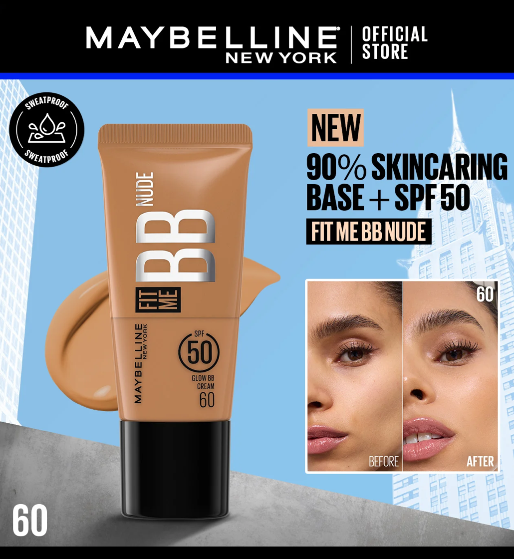 Maybelline Fit Me Nude BB Cream SPF 50 - 60