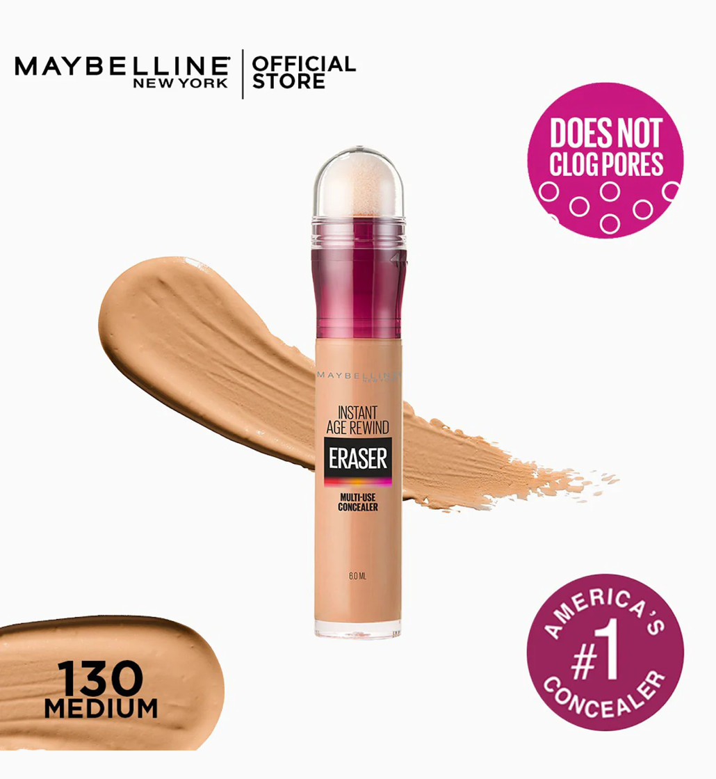 Maybelline Instant Age Rewind® Eraser Multi-Use Concealer - 130 Medium