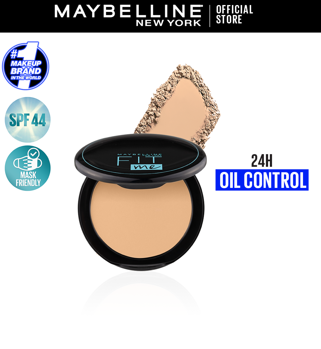 Maybelline New York Fit Me Matte + Poreless 16H Powder SPF 32 PA+++ - 120 Classic Ivory